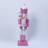 Maxbell Nutcrackers Figures Sparkle 30cm Wooden Unique for bedroom King