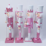 Maxbell Nutcrackers Figures Sparkle 30cm Wooden Unique for bedroom King