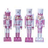 Maxbell Nutcrackers Figures Sparkle 30cm Wooden Unique for bedroom King