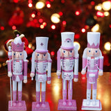 Maxbell Nutcrackers Figures Sparkle 30cm Wooden Unique for bedroom King