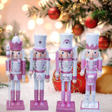Maxbell Nutcrackers Figures Sparkle 30cm Wooden Unique for bedroom King