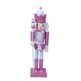 Maxbell Nutcrackers Figures Sparkle 30cm Wooden Unique for bedroom King