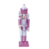 Maxbell Nutcrackers Figures Sparkle 30cm Wooden Unique for bedroom King