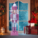 Maxbell Nutcrackers Figures Sparkle 30cm Wooden Unique for bedroom King