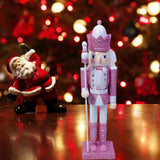 Maxbell Nutcrackers Figures Sparkle 30cm Wooden Unique for bedroom King
