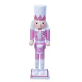 Maxbell Nutcrackers Figures Sparkle 30cm Wooden Unique for bedroom with drum