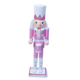 Maxbell Nutcrackers Figures Sparkle 30cm Wooden Unique for bedroom with drum