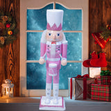 Maxbell Nutcrackers Figures Sparkle 30cm Wooden Unique for bedroom with drum