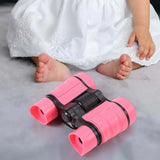 Maxbell Lightweight Binoculars Toy Children Telescope for Travel Camping Outdoor Pink
