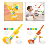 Maxbell Children Golf Training Toy Activities for Indoor Outdoor Backyard Kids Yellow