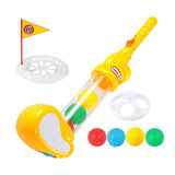 Maxbell Children Golf Training Toy Activities for Indoor Outdoor Backyard Kids Yellow