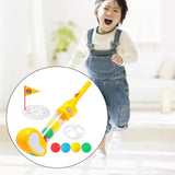 Maxbell Children Golf Training Toy Activities for Indoor Outdoor Backyard Kids Yellow