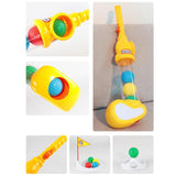 Maxbell Children Golf Training Toy Activities for Indoor Outdoor Backyard Kids Yellow