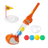 Maxbell Children Golf Training Toy Activities for Indoor Outdoor Backyard Kids Orange