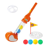 Maxbell Children Golf Training Toy Activities for Indoor Outdoor Backyard Kids Orange