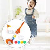 Maxbell Children Golf Training Toy Activities for Indoor Outdoor Backyard Kids Orange