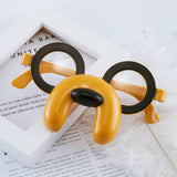Maxbell Cute Children's Sunglasses Glasses Vintage for Party Kids Gifts red