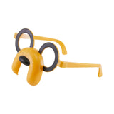 Maxbell Cute Children's Sunglasses Glasses Vintage for Party Kids Gifts yellow