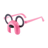 Maxbell Cute Children's Sunglasses Glasses Vintage for Party Kids Gifts pink
