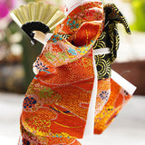 Maxbell 12'' Japanese Kimono Geisha Doll Asian Doll for Home Ornament Decor Style A