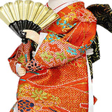 Maxbell 12'' Japanese Kimono Geisha Doll Asian Doll for Home Ornament Decor Style A