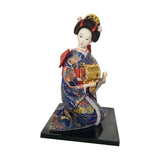 Maxbell 12'' Japanese Kimono Geisha Doll Asian Doll for Home Ornament Decor Style C