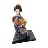 Maxbell 12'' Japanese Kimono Geisha Doll Asian Doll for Home Ornament Decor Style C