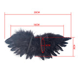 Maxbell Novelty Wing Costume Accessory Costume Props for Festival Children Kids white