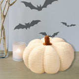 Maxbell Pumpkin Throw Pillow convenient Decorative Durable for Birthday Halloween Party 28cm White