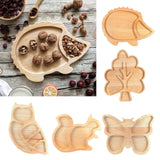 Maxbell Wood Serving Tray Decoration Handmade Platter Home Decor for Bread Fruit Tree