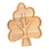 Maxbell Wood Serving Tray Decoration Handmade Platter Home Decor for Bread Fruit Tree