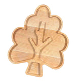 Maxbell Wood Serving Tray Decoration Handmade Platter Home Decor for Bread Fruit Tree