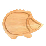 Maxbell Wood Serving Tray Decoration Handmade Platter Home Decor for Bread Fruit Hedgehog