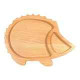 Maxbell Wood Serving Tray Decoration Handmade Platter Home Decor for Bread Fruit Hedgehog