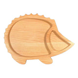 Maxbell Wood Serving Tray Decoration Handmade Platter Home Decor for Bread Fruit Hedgehog
