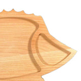 Maxbell Wood Serving Tray Decoration Handmade Platter Home Decor for Bread Fruit Hedgehog