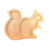 Maxbell Wood Serving Tray Decoration Handmade Platter Home Decor for Bread Fruit Squirrel