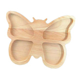 Maxbell Wood Serving Tray Decoration Handmade Platter Home Decor for Bread Fruit Butterfly
