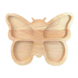 Maxbell Wood Serving Tray Decoration Handmade Platter Home Decor for Bread Fruit Butterfly