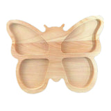 Maxbell Wood Serving Tray Decoration Handmade Platter Home Decor for Bread Fruit Butterfly