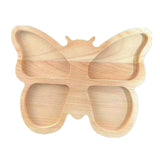 Maxbell Wood Serving Tray Decoration Handmade Platter Home Decor for Bread Fruit Butterfly