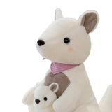 Maxbell Simulation Doll Plush Toy Wild Animal for Living Room Decoration 26cm white