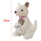 Maxbell Simulation Doll Plush Toy Wild Animal for Living Room Decoration 26cm white