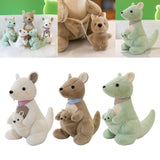 Maxbell Simulation Doll Plush Toy Wild Animal for Living Room Decoration 26cm white