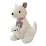 Maxbell Simulation Doll Plush Toy Wild Animal for Living Room Decoration 26cm white