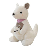 Maxbell Simulation Doll Plush Toy Wild Animal for Living Room Decoration 26cm white