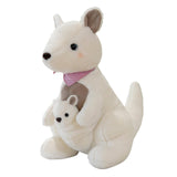 Maxbell Simulation Doll Plush Toy Wild Animal for Living Room Decoration 26cm white