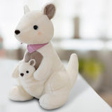 Maxbell Simulation Doll Plush Toy Wild Animal for Living Room Decoration 26cm white