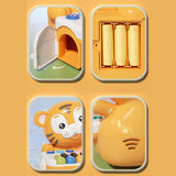 Maxbell Tiger Electronic Organ Toy Music Early Learning for Baby Birthday Yellow