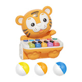 Maxbell Tiger Electronic Organ Toy Music Early Learning for Baby Birthday Yellow